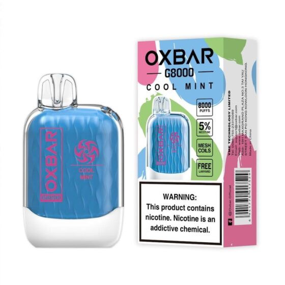 Oxbar G8000 Cool Mint Flavour