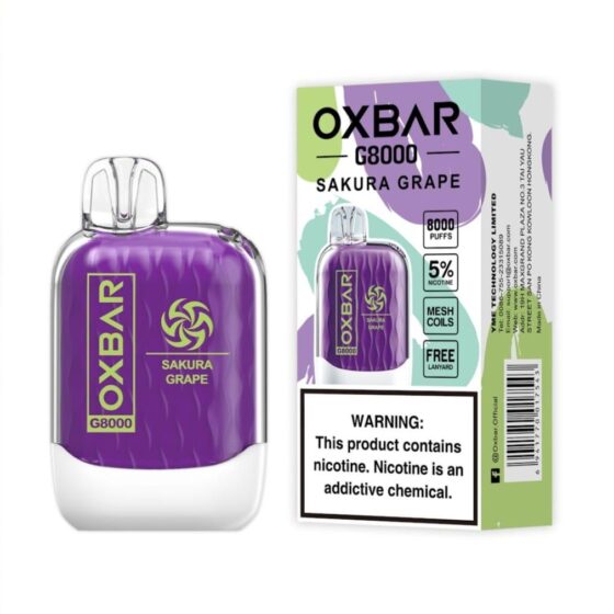 Oxbar G8000 Sakura Grape