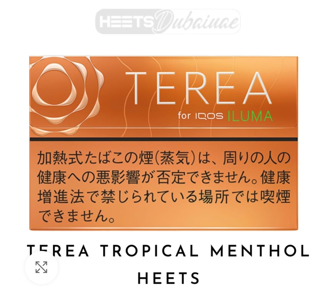 NEW TEREA TROPICAL MENTHOL HEETS For IQOS ILUMA DEVICE(Japan Version)