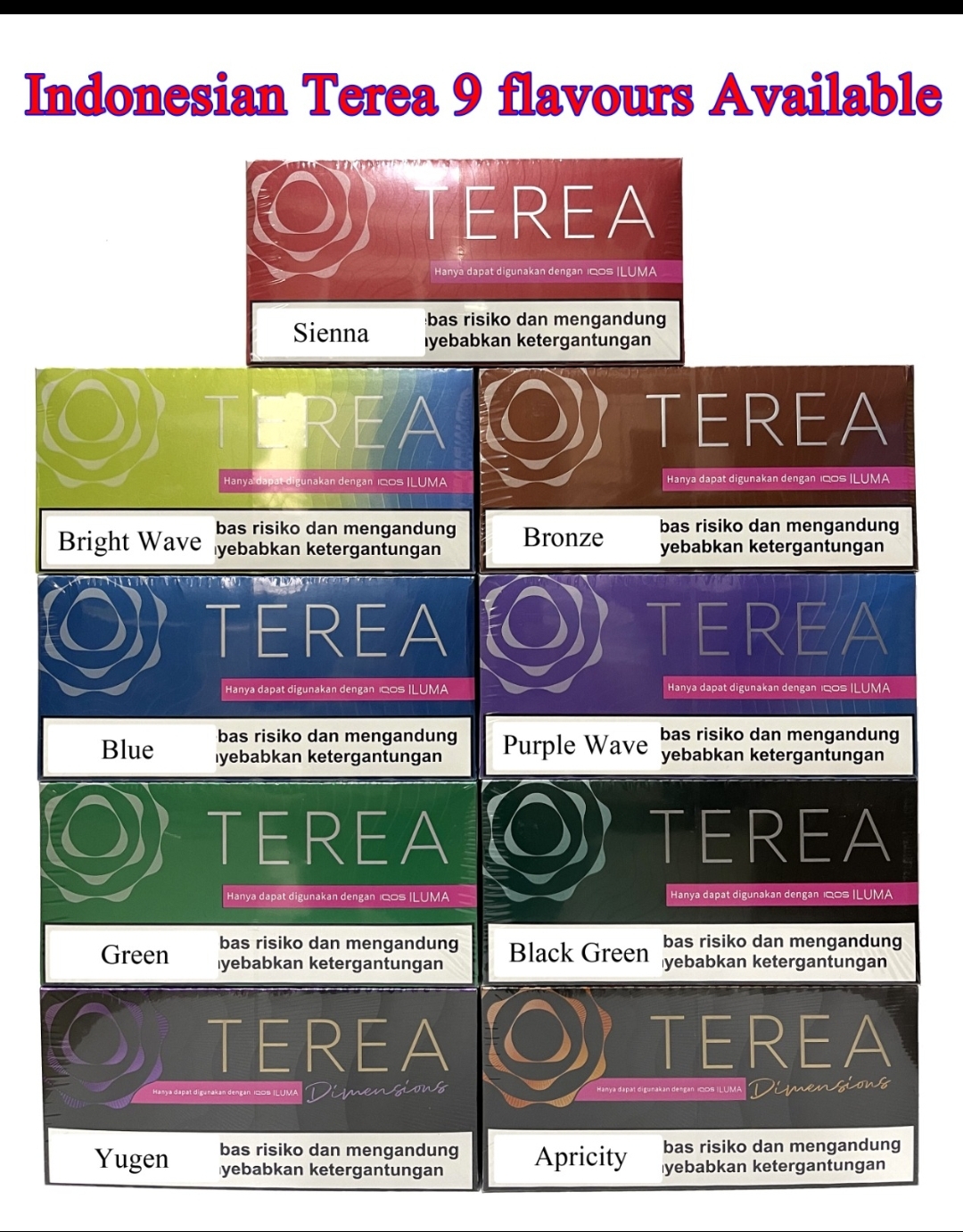 Terea Iqos ILUMA Indonesia All Flavor Available