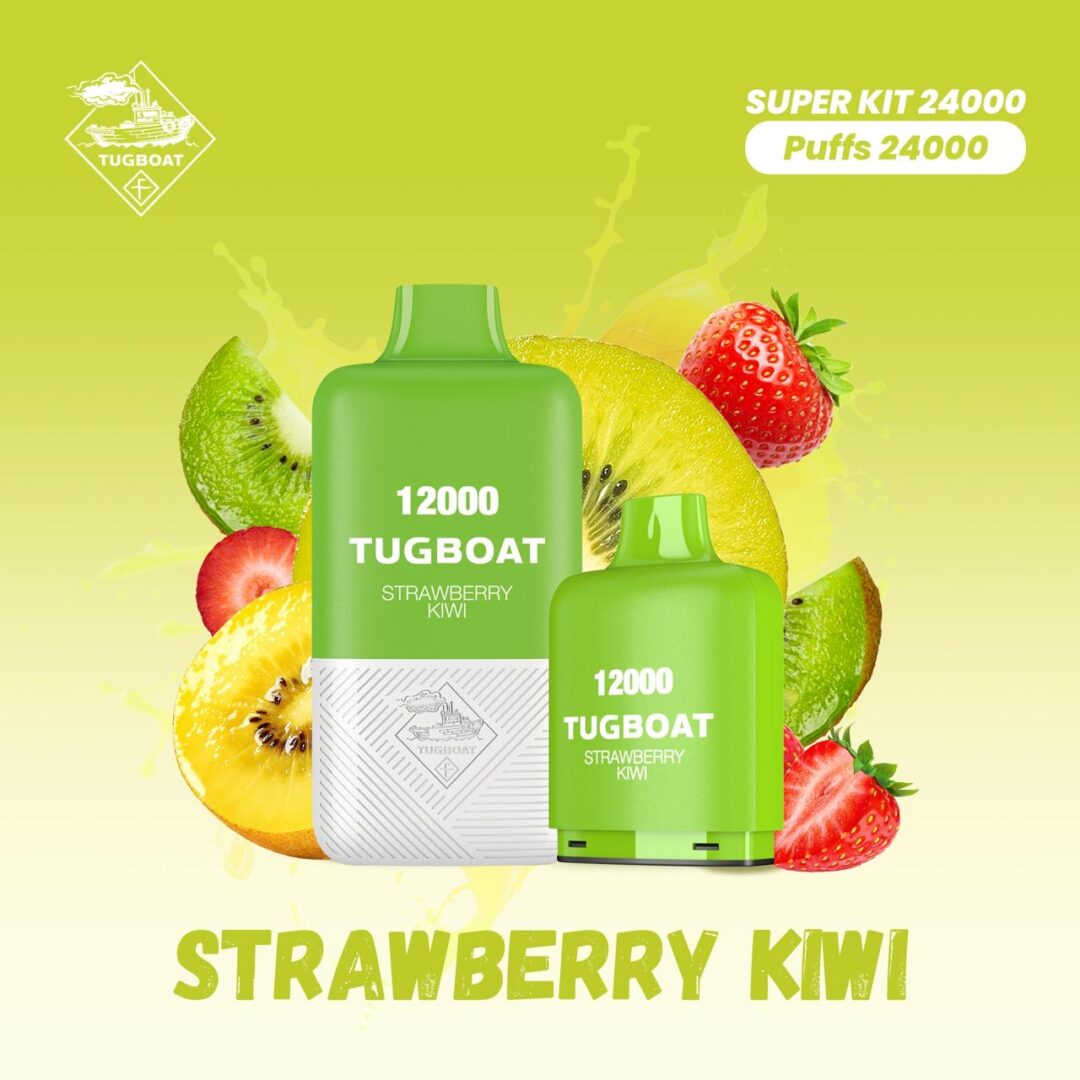 Tugboat 12000 Super Kit 24000 Puffs | Strawberry Kiwi