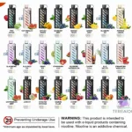Vozol Gear Shisha 25000 Puffs 5mg DTL Disposable Vape